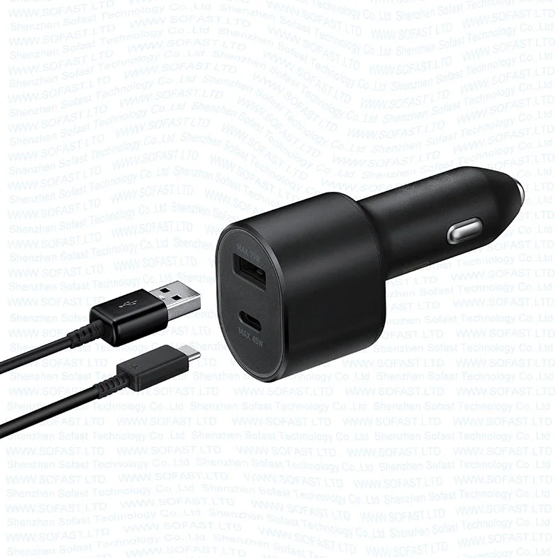 60W For Samsung Car Charger 1A1C Super Fast Charging Pd Usb C Auto Cargador 45w For Galaxy S24 S23 S22 S21 Note 20 Ultra A55 A54 - náhled 3