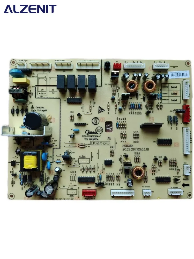 New Control Board For Midea Refrigerator BCD-570WFGPV-C Circuit PCB 50230101003B Fridge Motherboard Freezer Parts