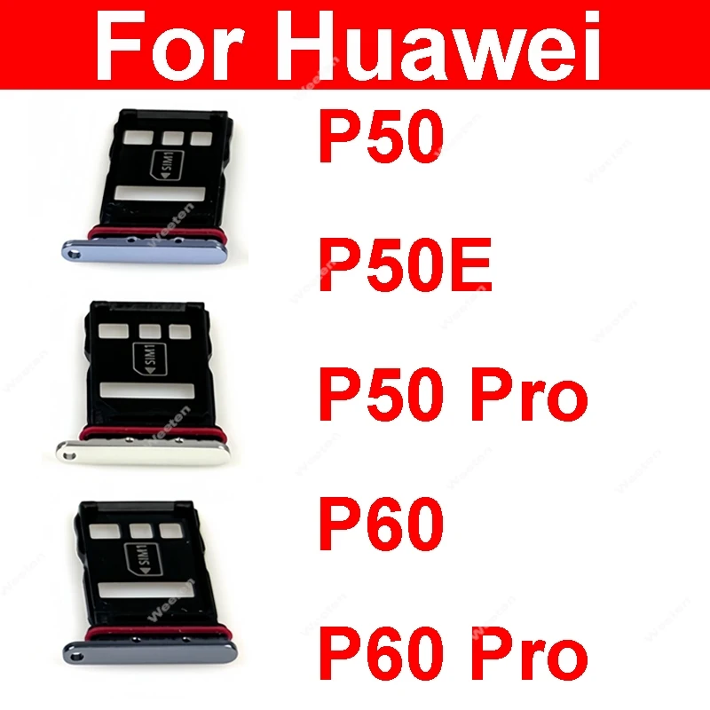

Высокоточный антибликовый лоток для SIM-карты для Huawei P50 P50E P60 Pro, антивыцветающее покрытие, коррозионные аксессуары, детали
