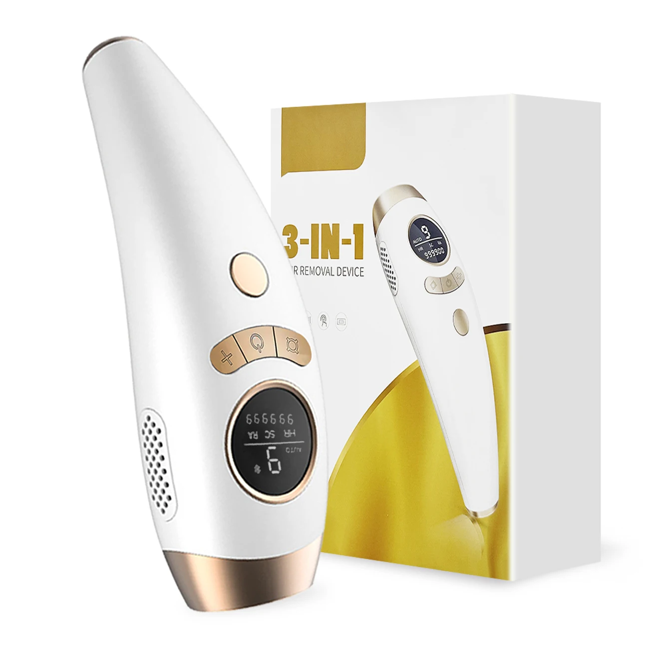 

999,990 импульсов, эпилятор 3-в-1, IPL, устройства для лазерной эпиляции для женщин, подмышки, ноги, бикини, уровни, электробритвы