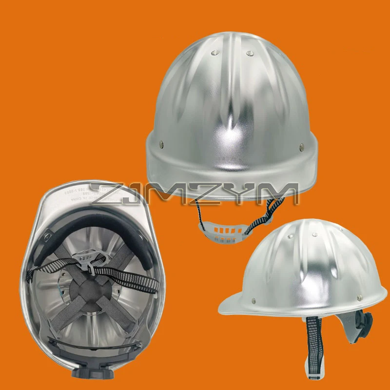 Aluminum Safety Helmet Mining Hard Cap Engineering Safety Helmet Railway Mine Construction Work Helmet