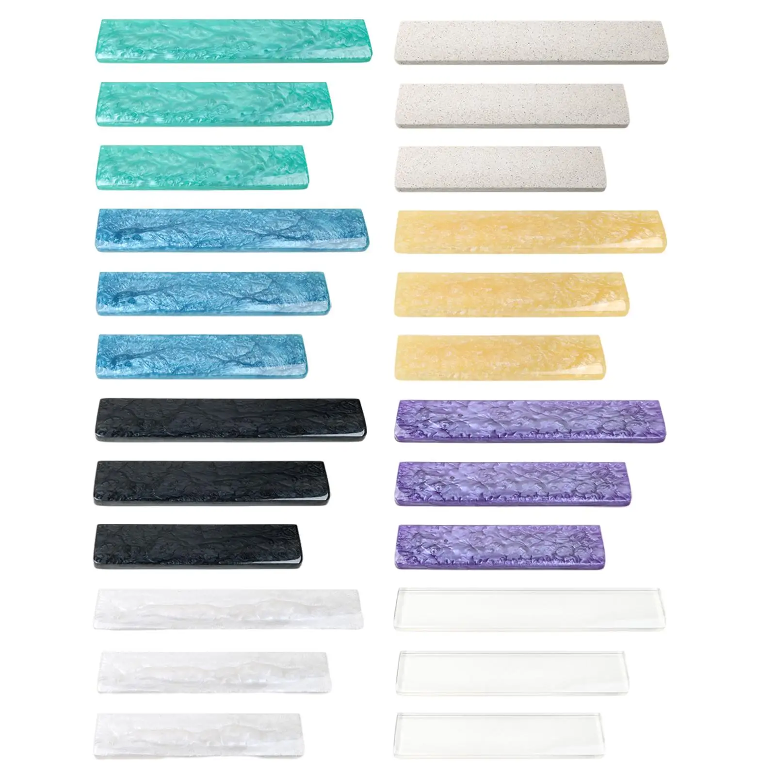 Bantalan Sandaran Pergelangan Tangan Resin Bantalan Pergelangan Tangan Mudah Mengetik untuk Rumah Gaming Editor