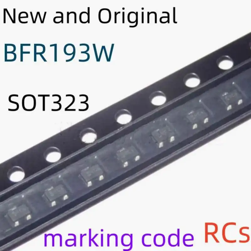 

New and Original Bfr193W Sot323 12V 80Ma Npn Low Noise Silicon Bipolar Rf Transistor Marking Code Rcs