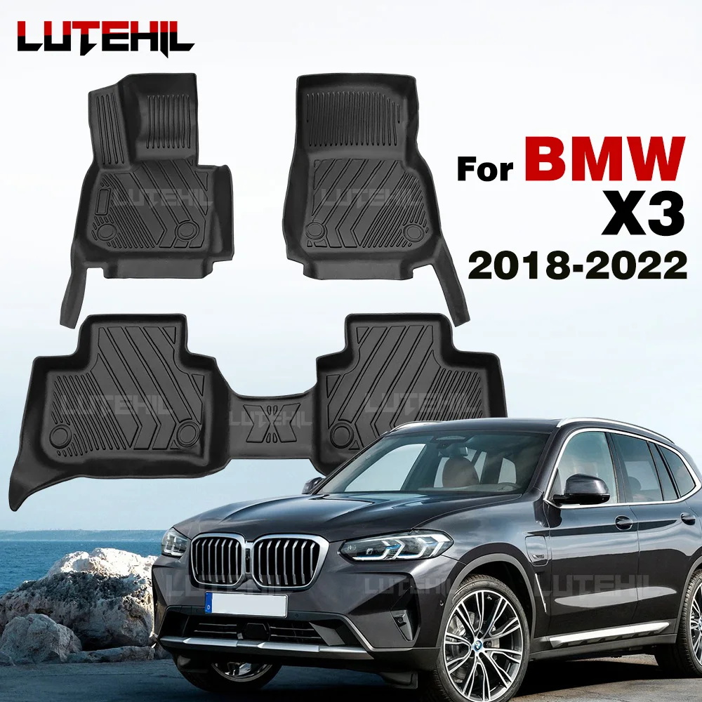 

Custom TPE Car Floor Mat For BMW X3 G01 2018-2022 21 20 19 Full Set Carpet Cover Non-slip Interior Protector Accessories parts