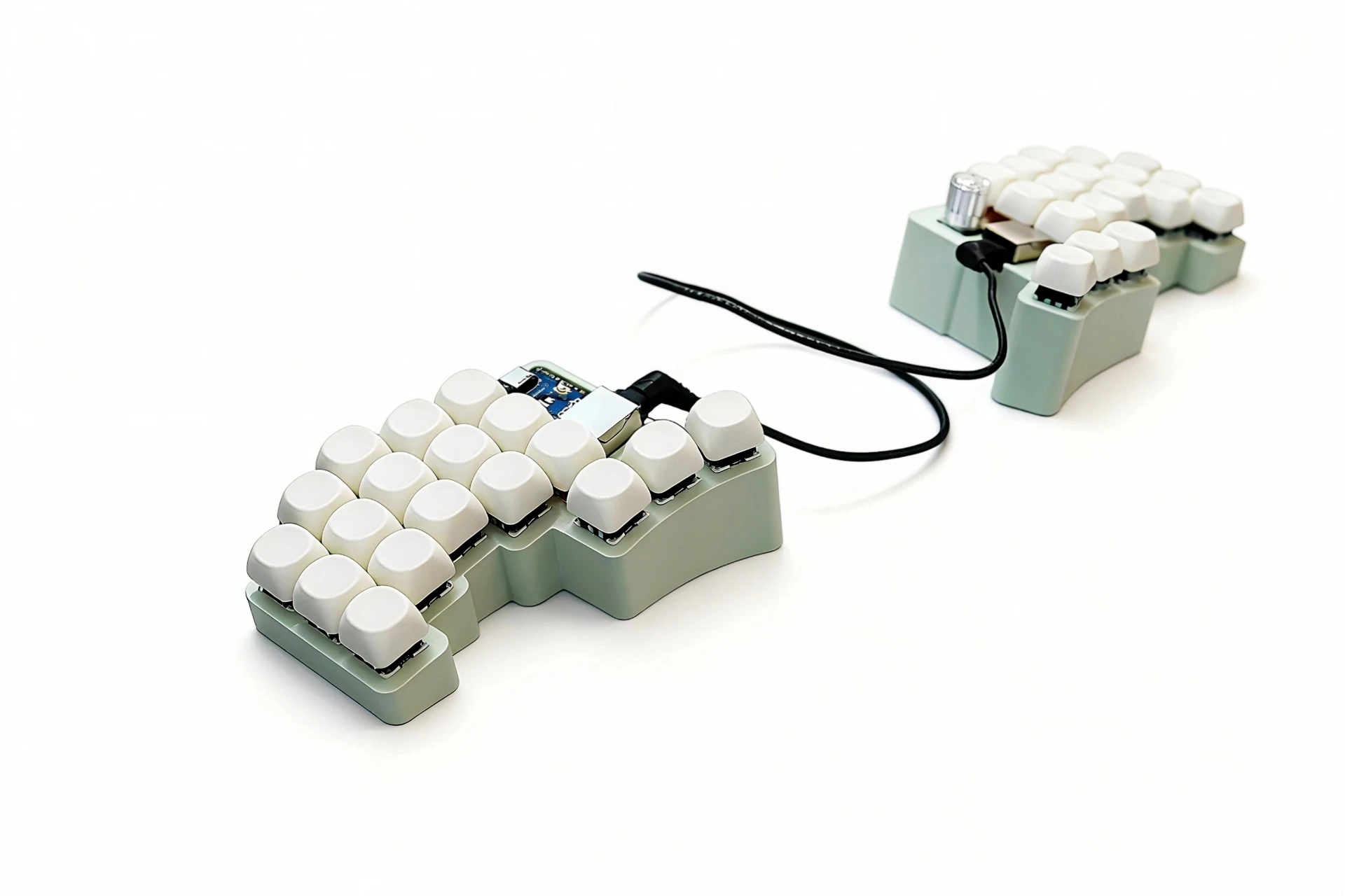 Custom Budget Ergonomic Angled Tenting Split Keyboard Compact Layout Typing Professional DIY Gift.