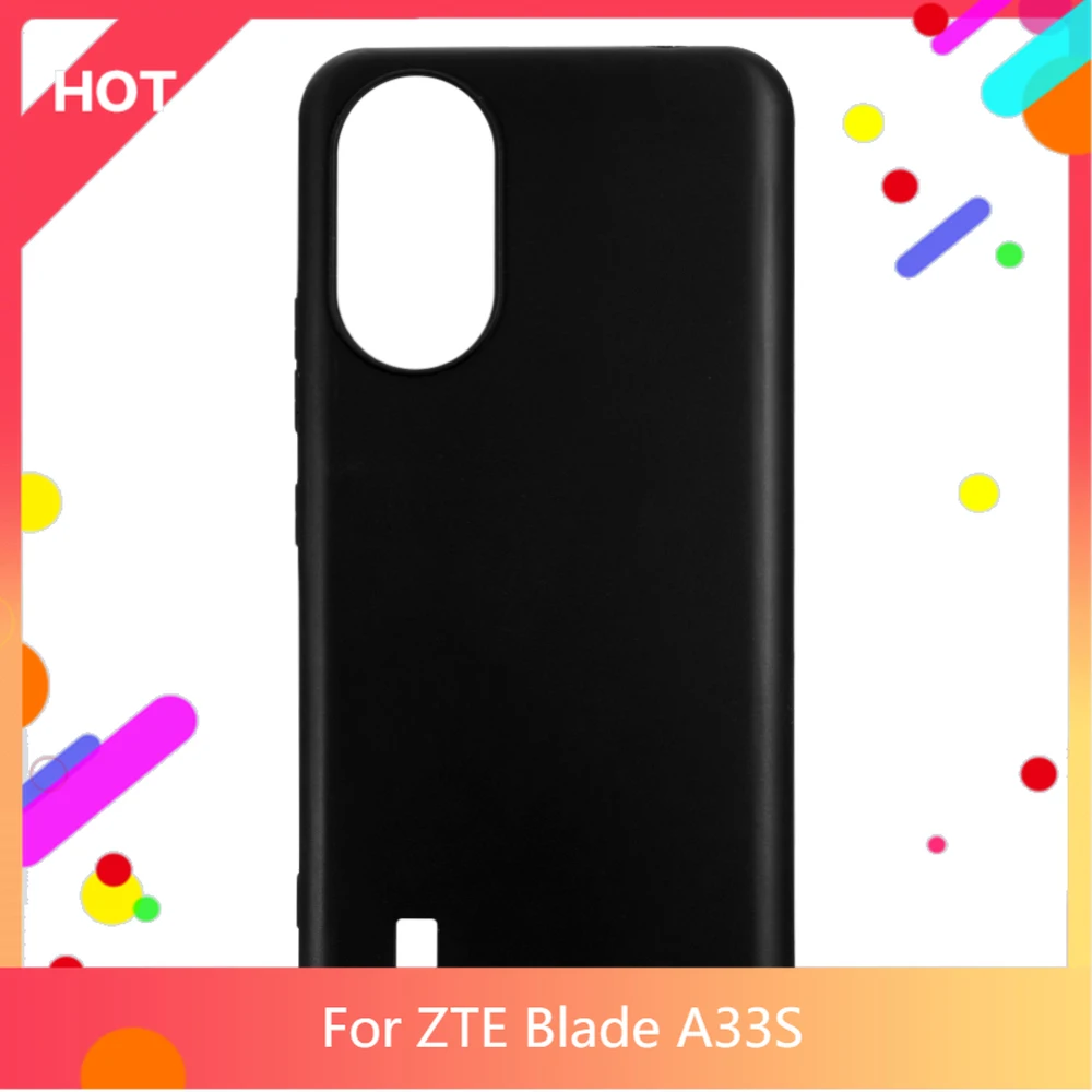 Blade A33S Case Matte Soft Silicone TPU Back Cover For ZTE Blade A33S Phone Case Slim shockproo