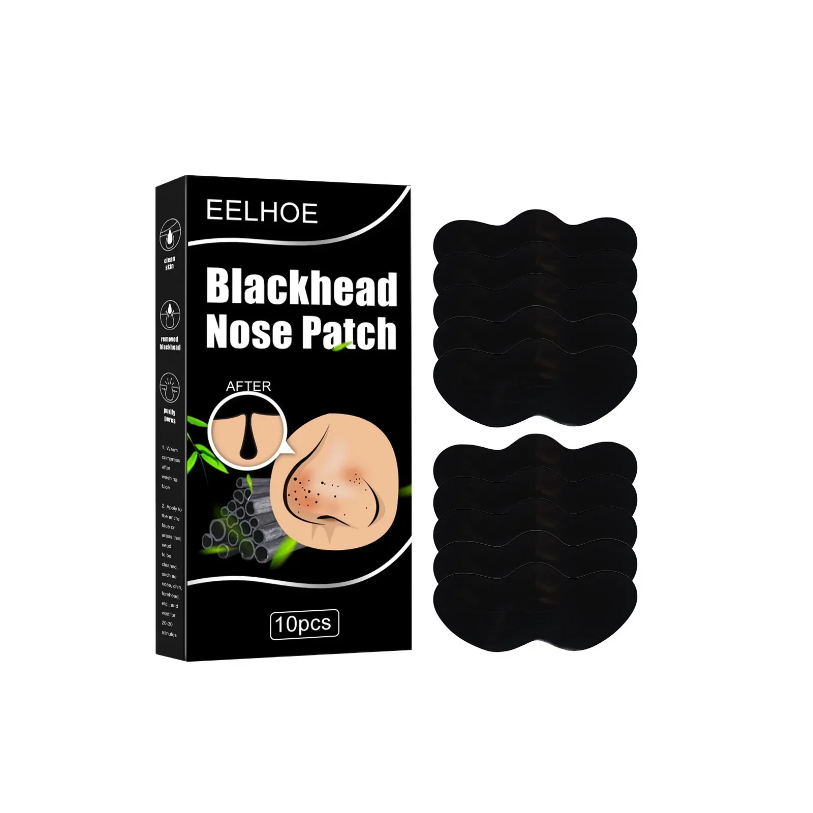 

Blackhead Remover Mask Deep Cleansing for Pore Purification and Oil Control Tear and Pull Nasal Membrane Stickers Acne Removal