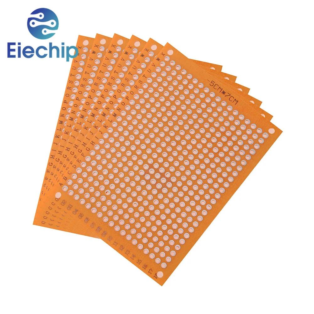 PCB Board Prototype Perforated Grid Board Kit, Universal Circuit Boards, 7 X 9 Cm, Universal PCB Prototype Board,Pack of 10