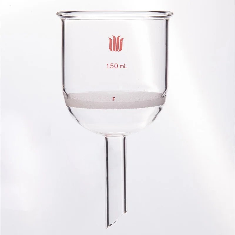 SYNTHWARE Bush funnel, Filter funnel, Buchner, 30mL-150mL, With sand board, FILTER FUNNEL, BUCHNER, Borosilicate glass, F60