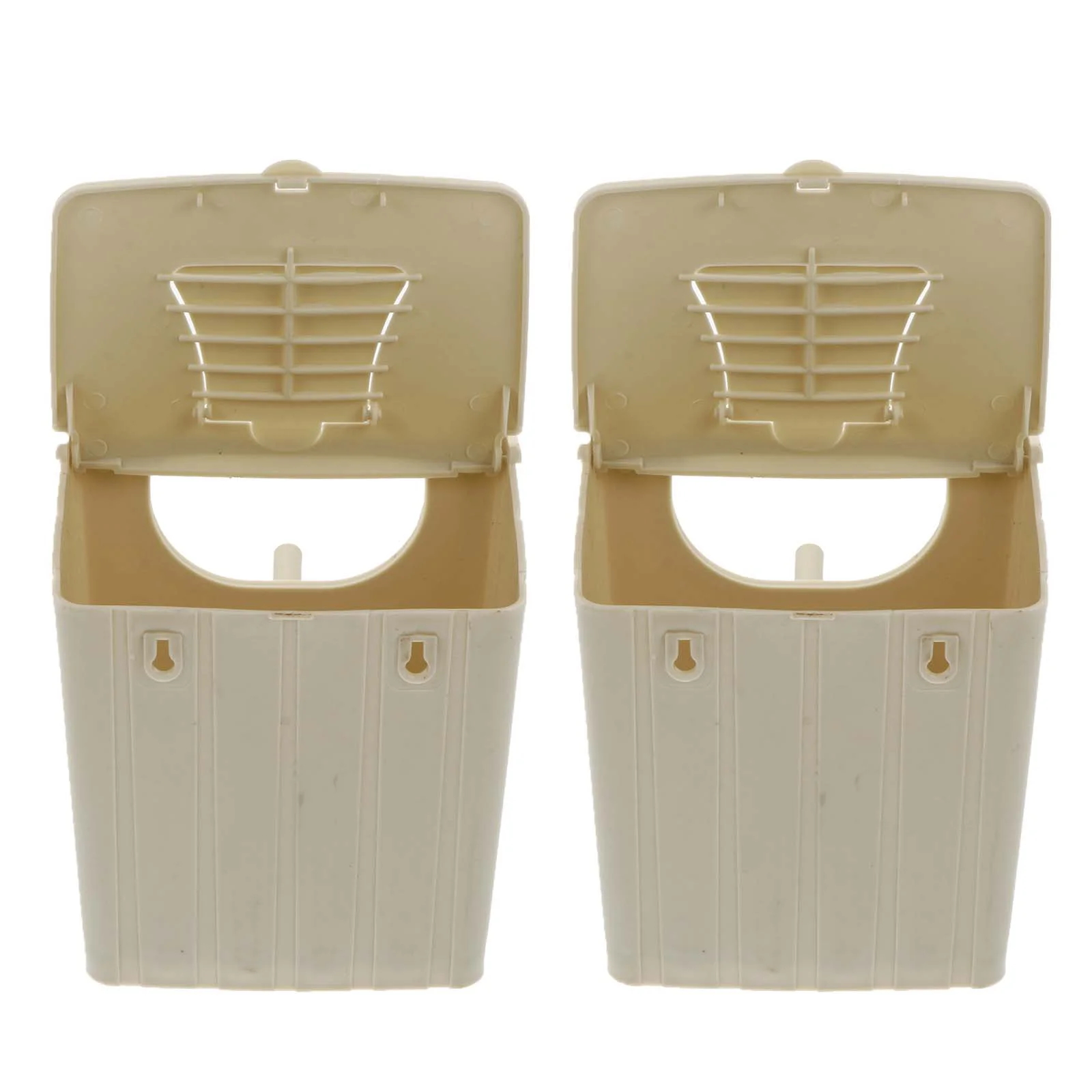 

2 Pcs Bird Breeding Box Plastic Hanging Cage Roosting Nesting Case for Small Birds Pet Supplies Garden