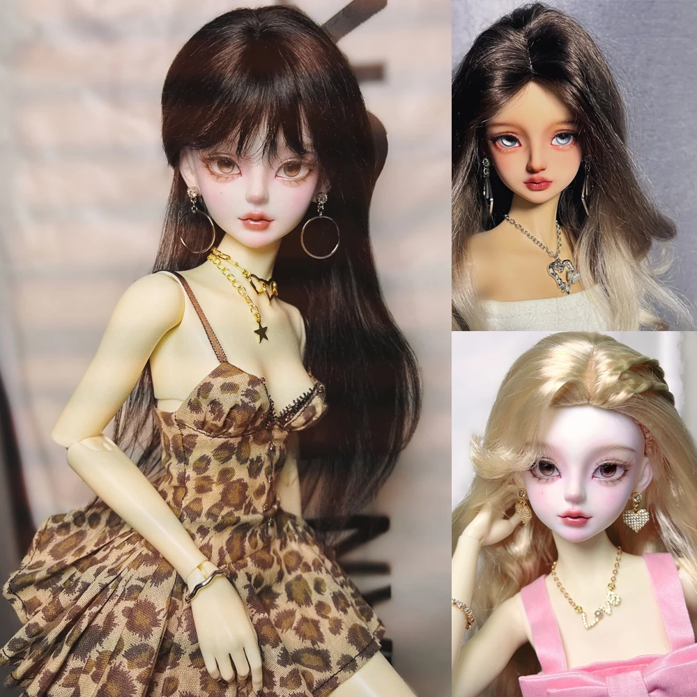 

D10-A011 children toy BJD DD SD MSD 1/4 1/3 uncle doll's Accessoriess jewelry Leisure Earrings necklace 2pcs/set