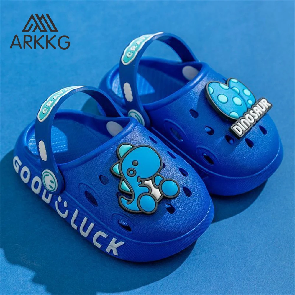 

ARKKG Summer Baby Sandals for Girls Kids Garden Beach Shoes Mules Baby Girl Cartoon Sandal Infantil for Children's Garden Shoes