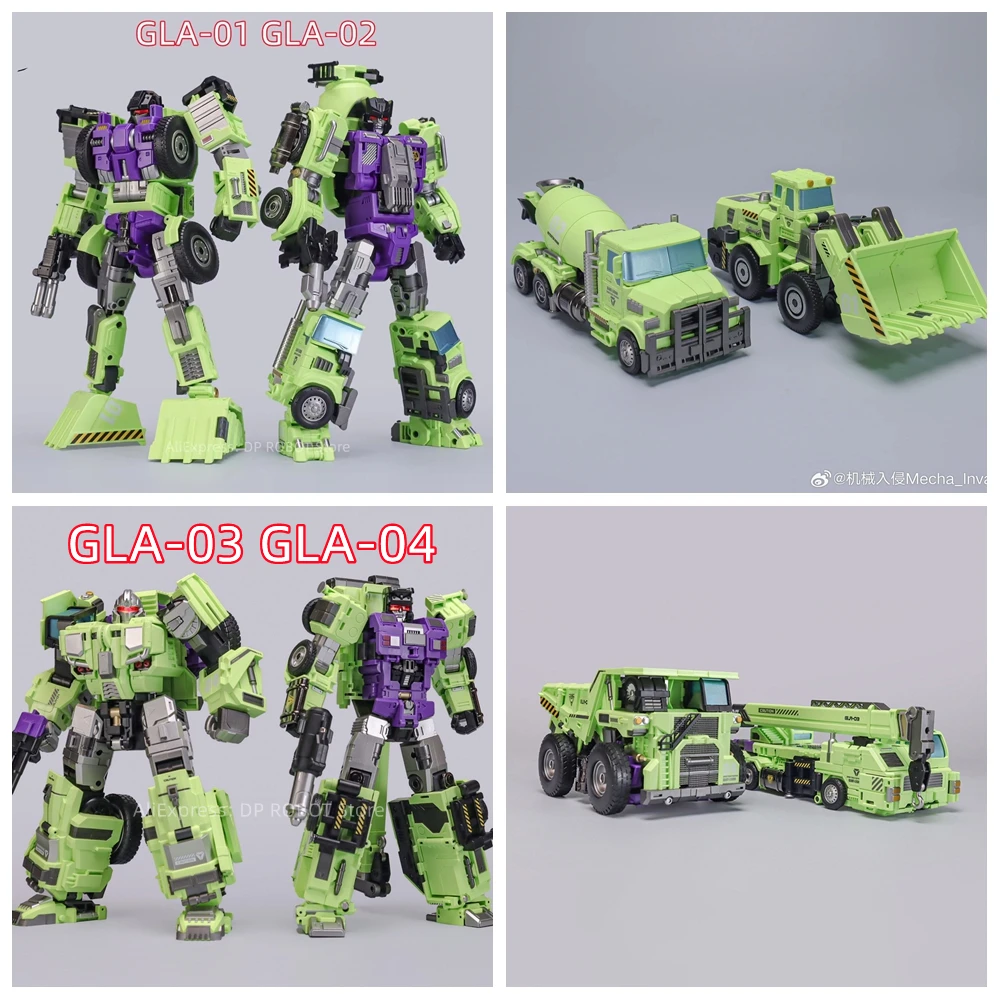 [IN STOCK] Mecha Invasion GIANT LEGION Devastator GLA-01 Scrapper GLA-02 Mixmaster GLA-03 GLA-04 Action Figure Robot