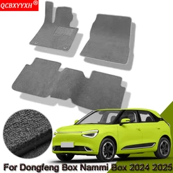 Tappetino per auto personalizzato per Dongfeng Box Nammi Box 2024 2025 2026 tappetini antiscivolo impermeabili tappeti di protezione interna