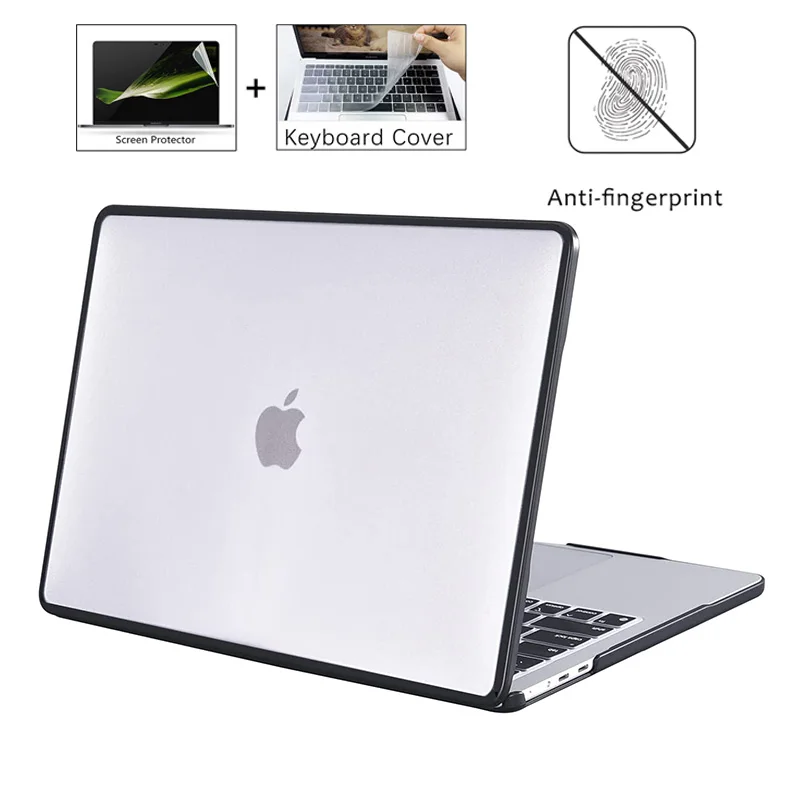 Casing Laptop untuk MacBook Air 2023 Pro 14 A2779 A2442 A2918 M2 M1 untuk Mac Air 13 Pro 16 2020 2022 A2681 A2338 A2337 A2485 A2780