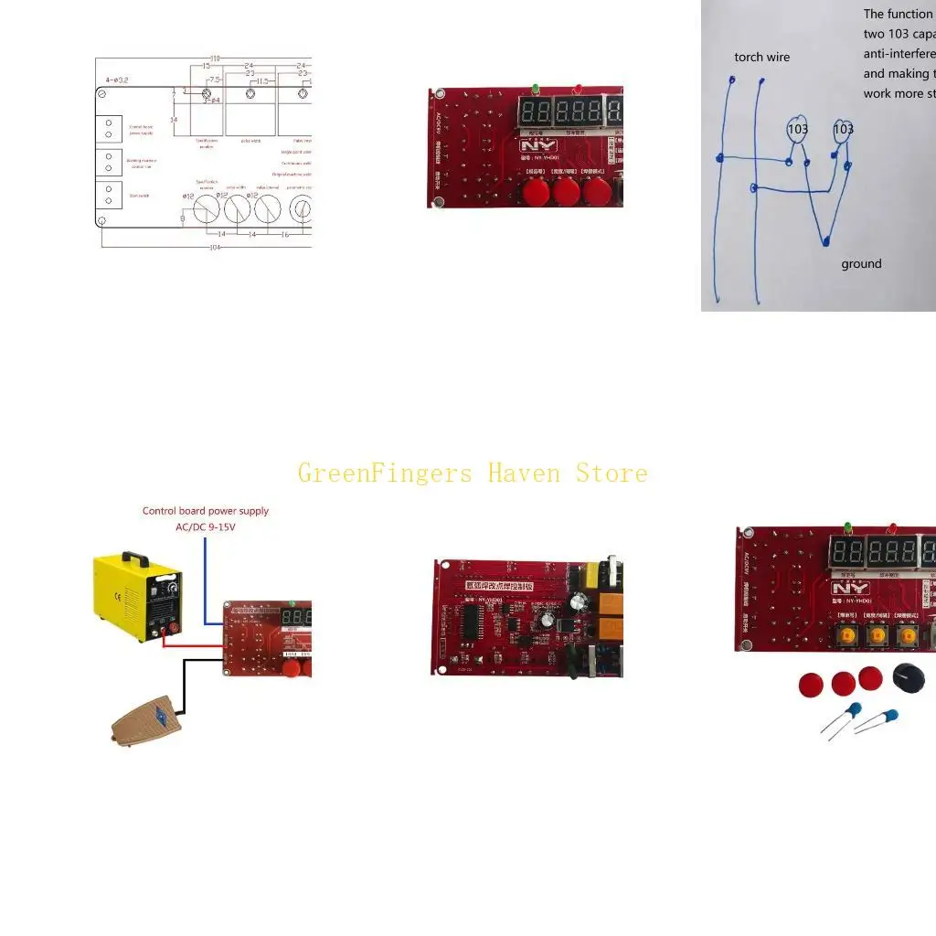 

F68D Панель управления точечной сваркой. Настраиваемое управление сваркой. Интервал времени импульса.