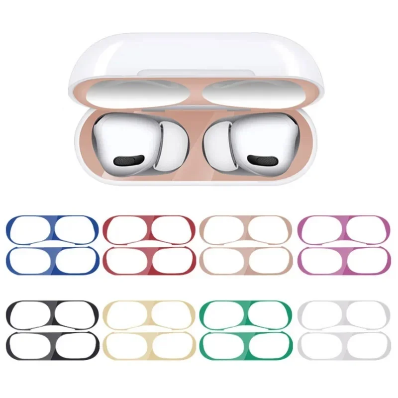 Dust-proof Scratchproof Sticker For AirPods 1 2 Sticker Dust Guard Protective Earphone Film For Apple AirPods 2 1 Cover Stickers
