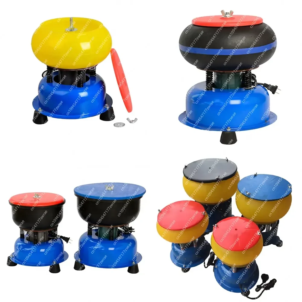 Large Jewelry Vibratory Tumbler Capacity 9KG Polisher Vibrating Tumbler Super Polishing Machine