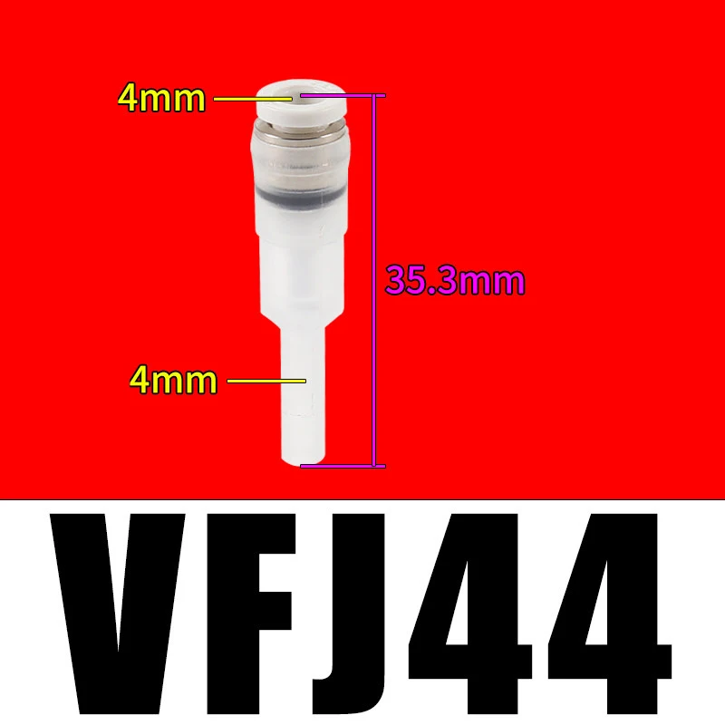 Pneumatischer Vakuum-Pipeline-Filter VFJ-66-44 Mini-Bandmaschine mit gerader Einsteck-Saugdüse Micro – Detail 7