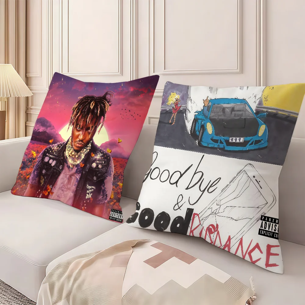 Rapper cushion cover Fashionable WRLD Style pillowcase Comfortable sofa Bedroom J-Juice Personalized Decoration
