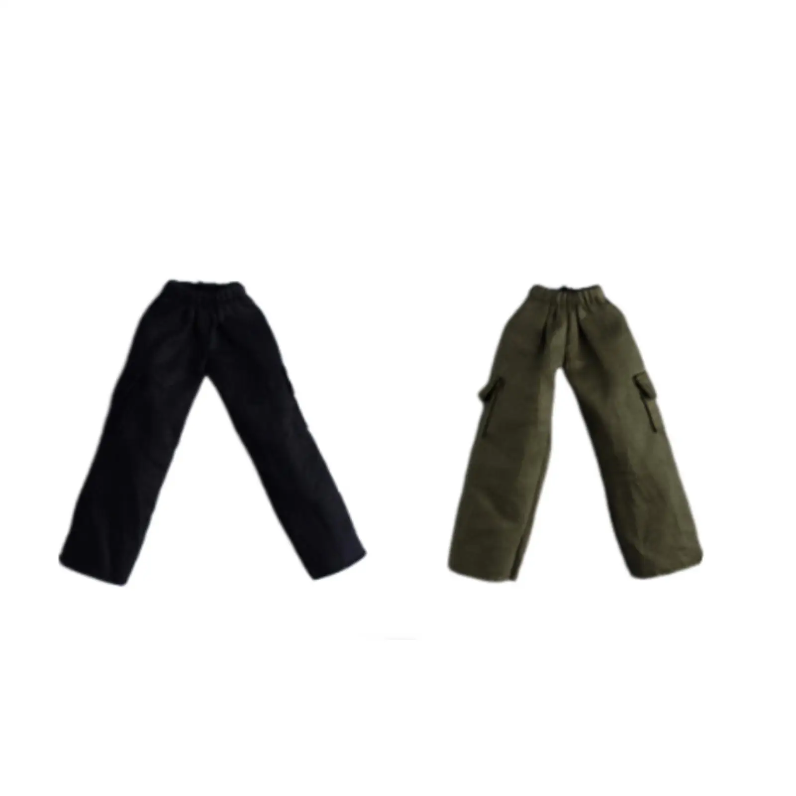 

1:12 Scale Mans Figure Casual Pants Doll Cargo Pants Outfit Men's Clothing Trousers Miniature for 6'' inch Figures Accessory