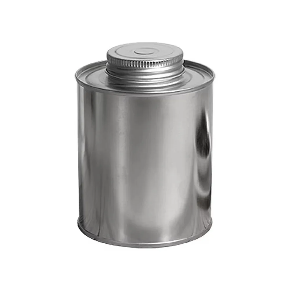 Round Coffee Bean Storage Can Tinplate Sealed Metal Jar Small Collectables with Air Valve Tea Pot Container Home Packaging Box