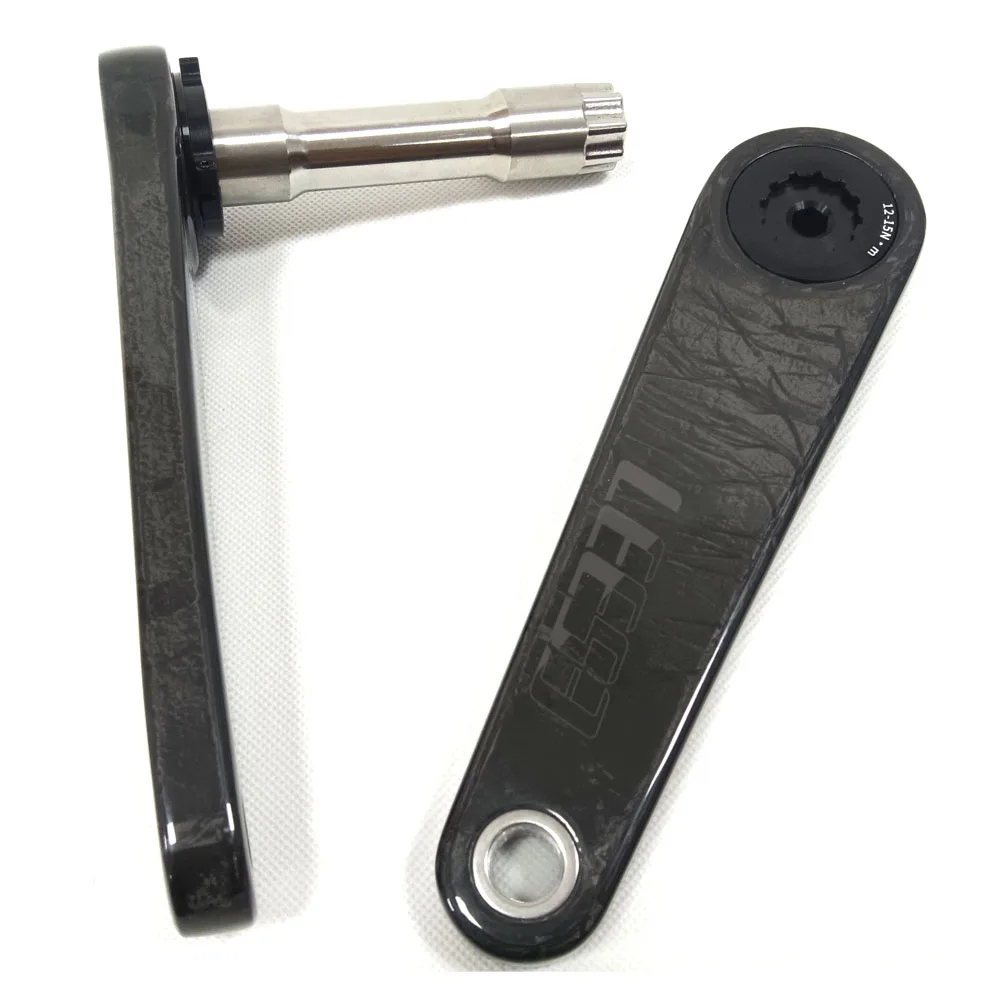 Carbon Fiber Crankset 24mm for Shimano Road Bikes