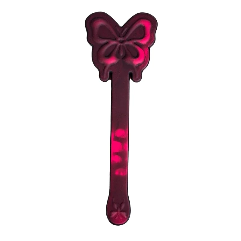 Temperature-sensitive color-changing 3D imprint butterfly bestseller SM props couple flirting erotic whip horsewhip dog slave