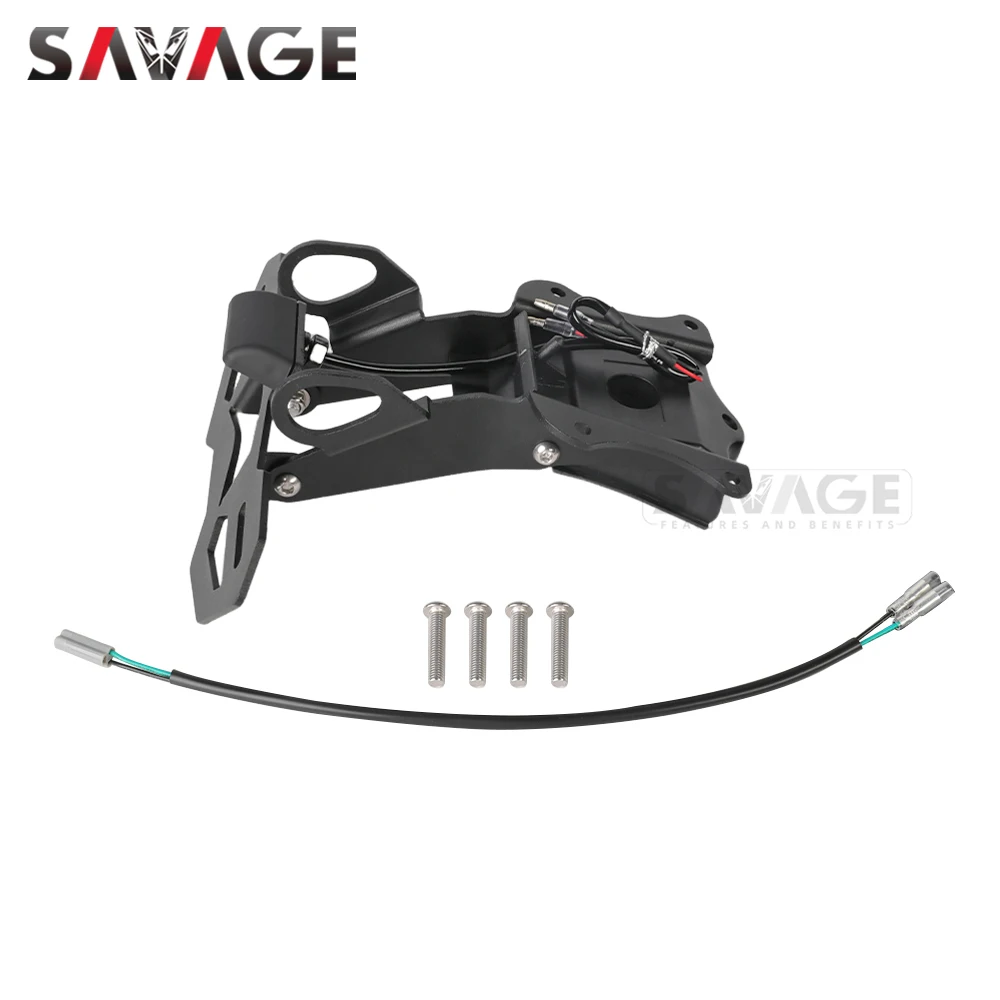 MT09 2021 License Plate Holder LED Light For YAMAHA MT-09/SP MT-09SP 2022 2023 Motorcycle Tail Tidy Rear Fender Eliminator