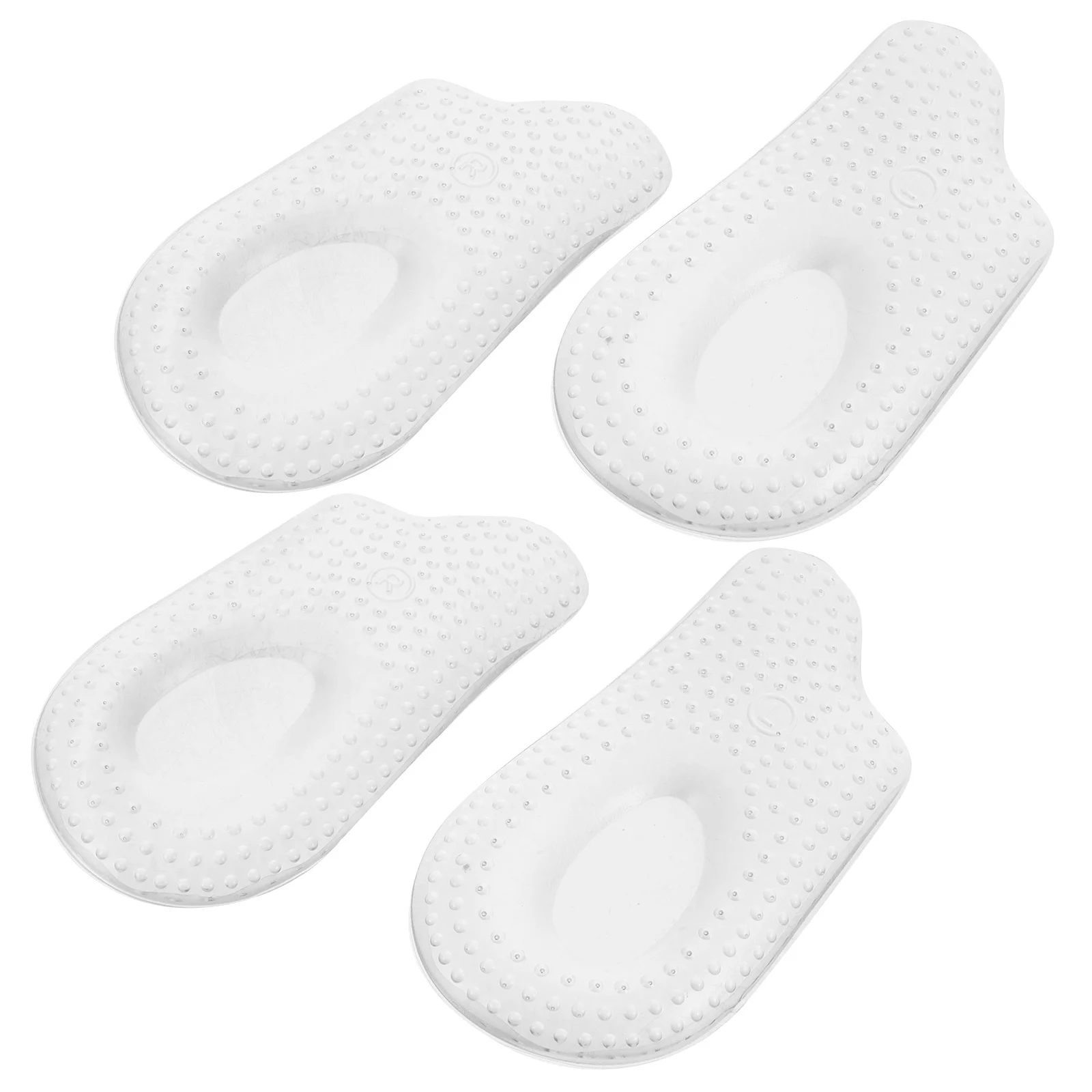 

4Pcs Silicone Gel Heel Pads Transparent Non Slip Cushion Inserts for High Heels Sneakers Absorbing Gel Heel Cup