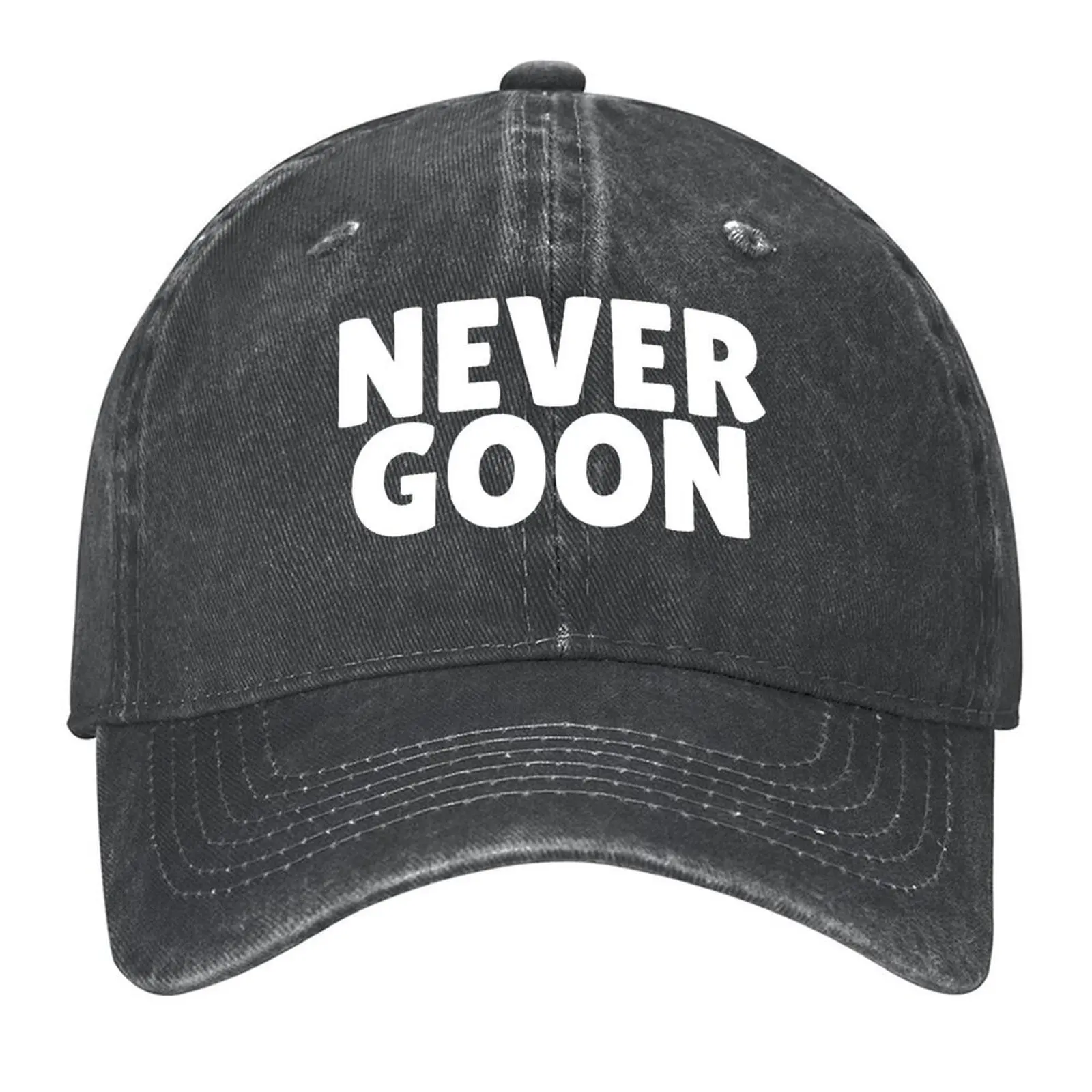 

NEVER GOON funny joke meme Baseball Cap golf hat genuine cute Funny hats |-F-| Women's Golf Wear Men's