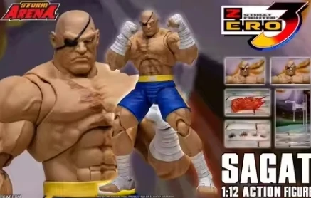 ألعاب العاصفة الأصلية ST ARENA3 1/12 ARENA Ken Sagat متوفرة في المخزون مجموعة شخصيات الرسوم المتحركة ألعاب مجسمة #5