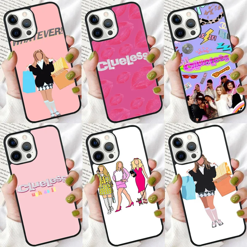 Clueless Movie Phone Case For iPhone 16 15 14 plus XR XS 11 12 13 Pro max Soft Bumper Shell Cover coque