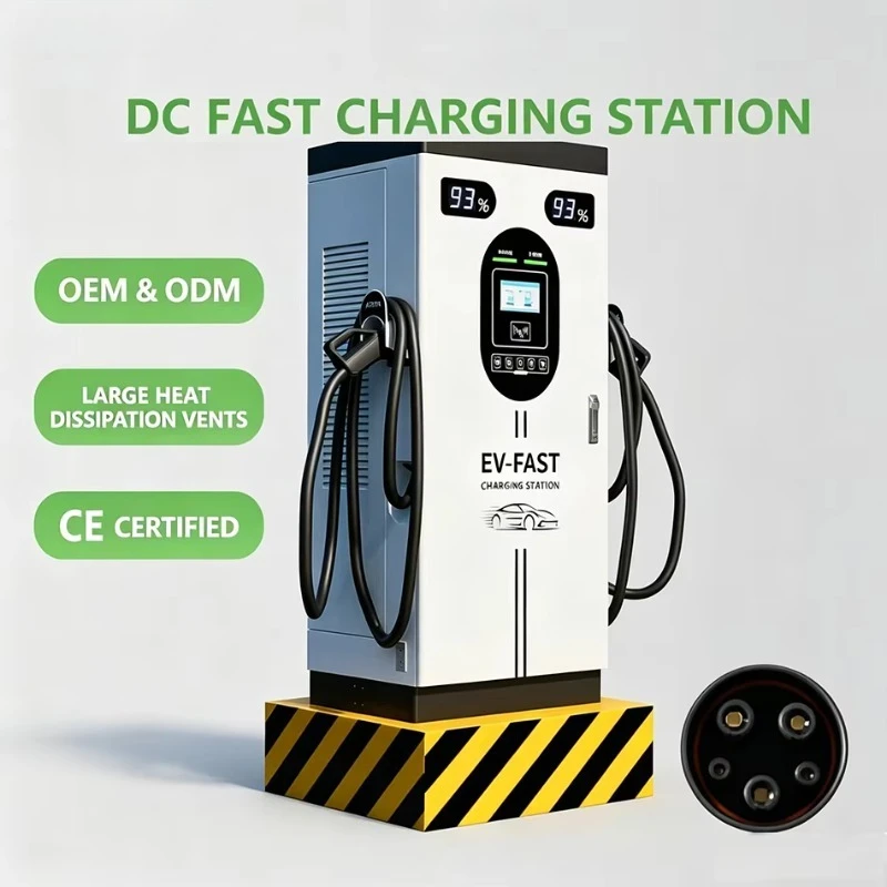 Customized 7kW DC Fast EV Charging Station CE Certified Floor-Mounted for Commercial Use and Temporary EV Charging