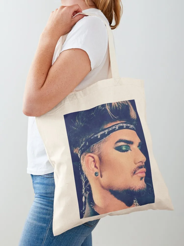 Glam Rockstar Adam Lambert Tote Bag Women's handbag tote men's canvas Canvas