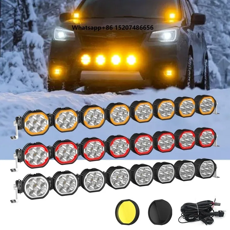 Outdoor 50 Inch Combo Beam White Vehicle Truck Car Spot Work Offroad Fog Driving IP67 Waterproof LED Bar Light 4x4