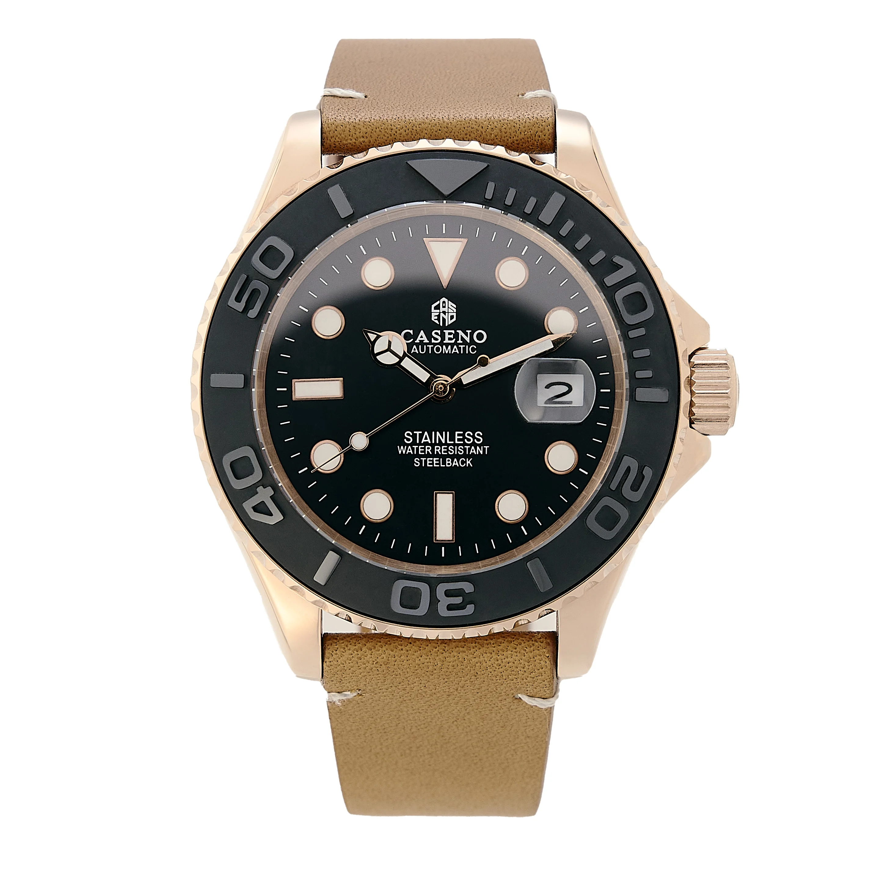 

Мужские механические часы CASENO 8236GL V3 2025 года, люксовые, с сапфировым стеклом, автоматические, 44 мм, из нержавеющей стали