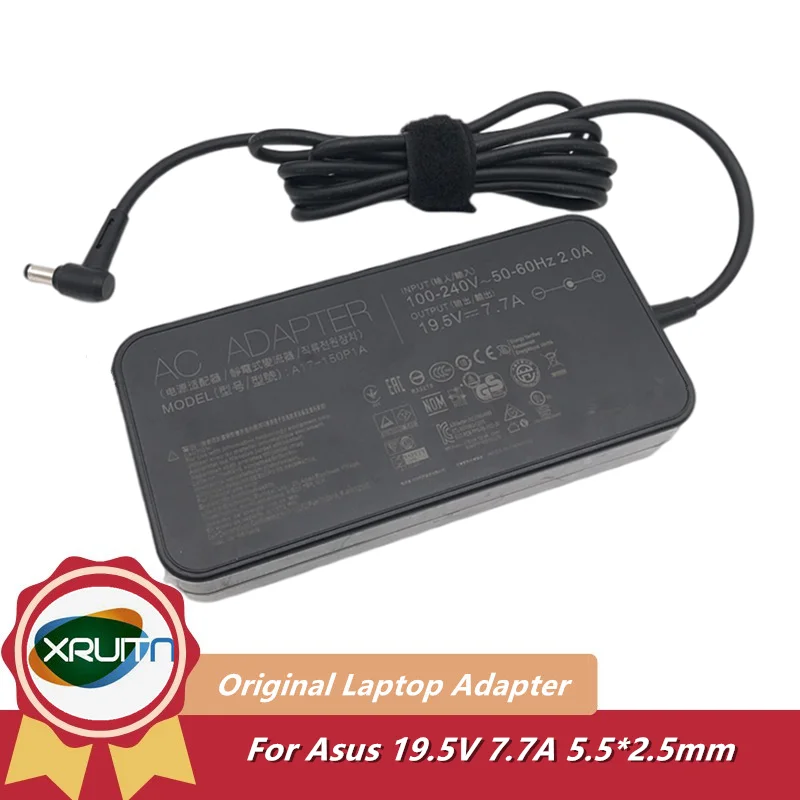 For Asus ROG Strix Hero GL503GE GL503VD GL503VD GL703GE AC Adapter Charger A17-150P1A ADP-150VB B 19.5V 7.7A 150W 5.5x2.5mm