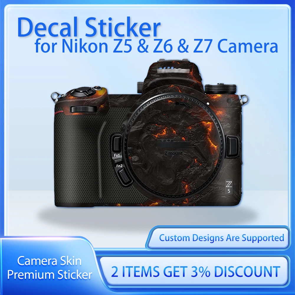 

Защитная пленка Z6 для камеры Nikon Z5 Z6 Z7, наклейка на кожу, пленка Z5, наклейка на кожу, защита от царапин, Z7, камера премиум-класса, покрытая