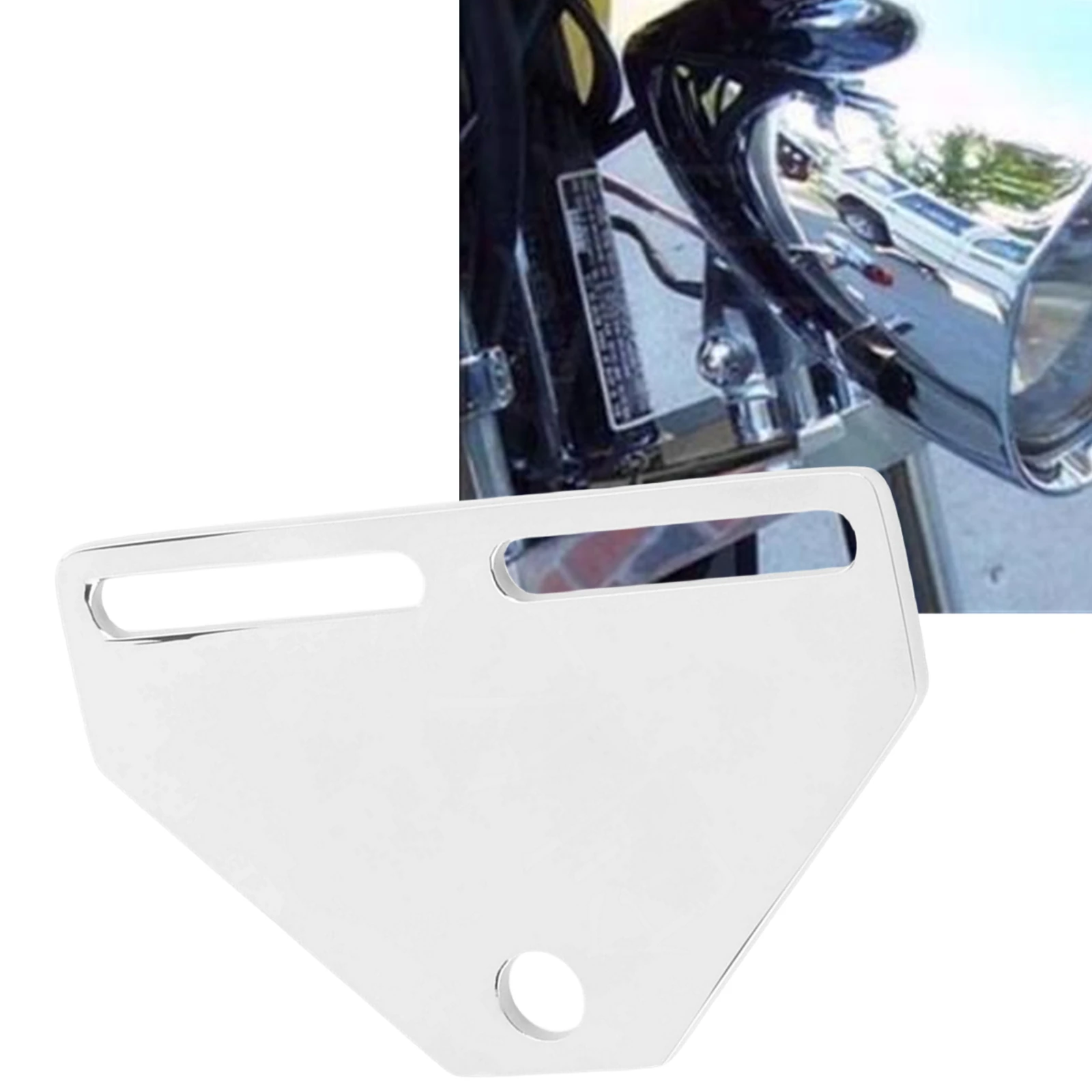 

For Harley Honda Kawasaki Suzuki Yamaha Cruisers Choppers Touring Custom Bikes Motorcycle Bottom Mount Headlight Bracket Adapter