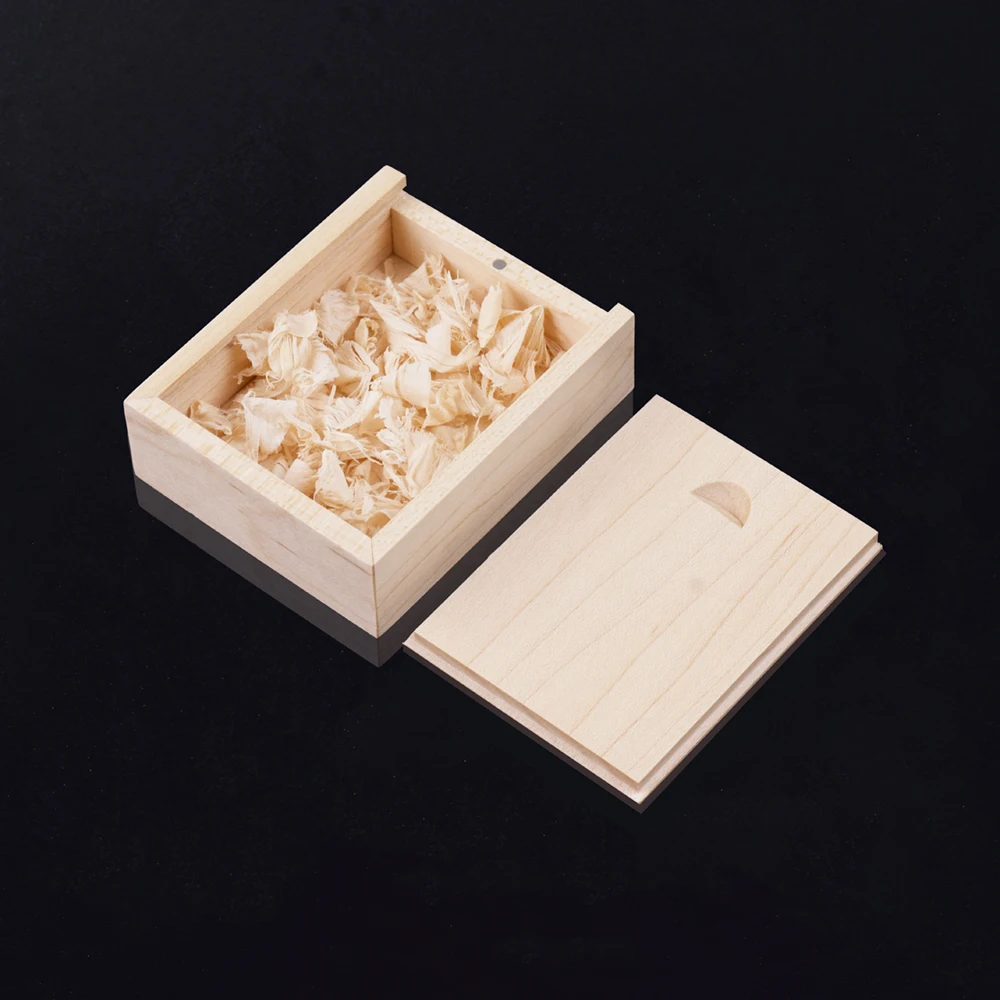صندوق تخزين خشبي فارغ غير مكتمل بشعار مخصص مجاني مع جزء علوي منزلق لجواهر خاتم القلادة أو صناديق تخزين خشبية USB