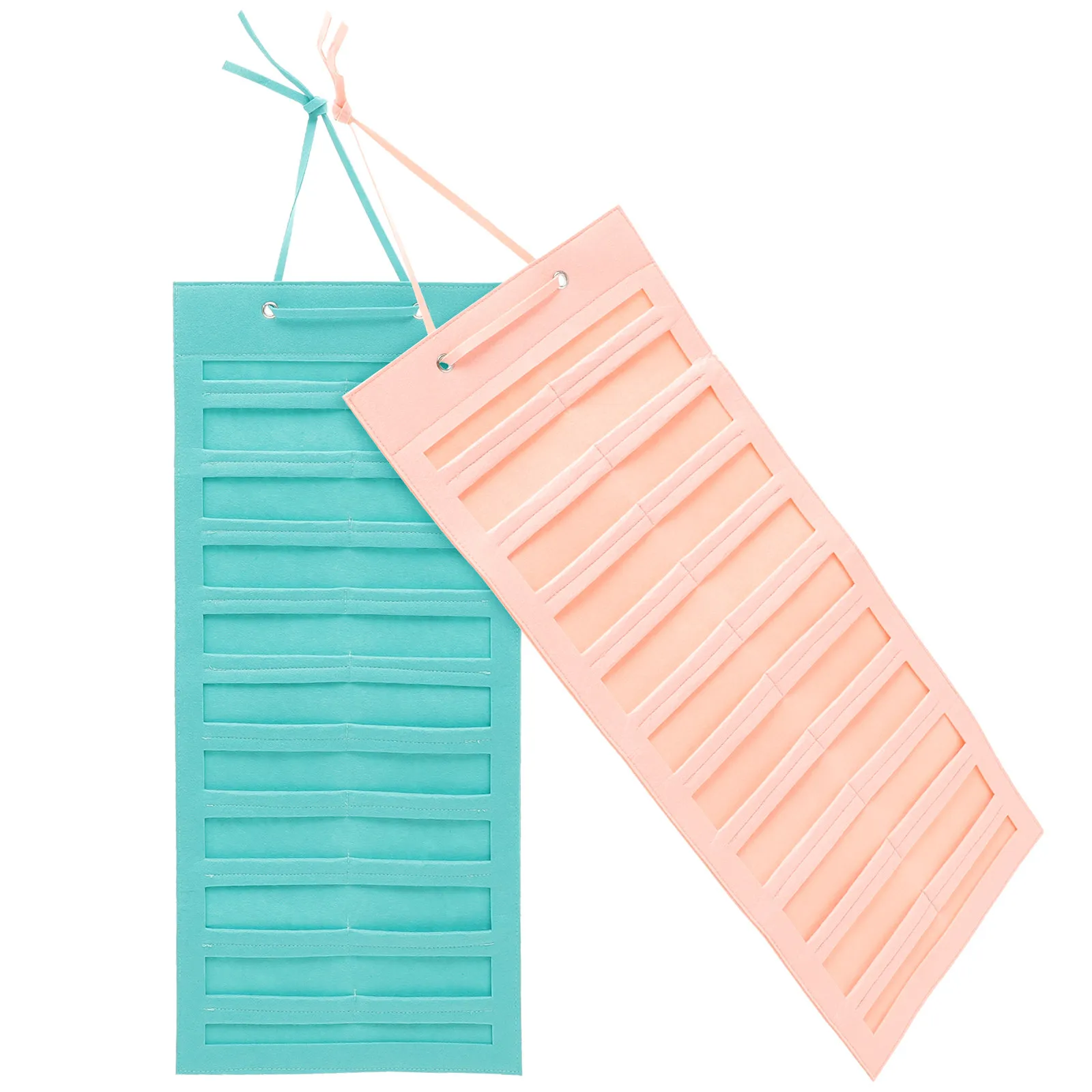 

2Pcs Modern Wall-Mounted Hair Bow Holder Organizer for Hair Clips Headbands Bows Display Storage Rack Home Party Decor
