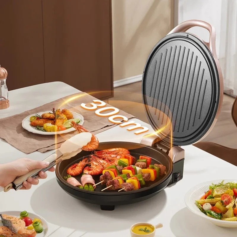 Electric baking pan household double-sided heating pancake pan deepened and enlarged multi-function baking machine