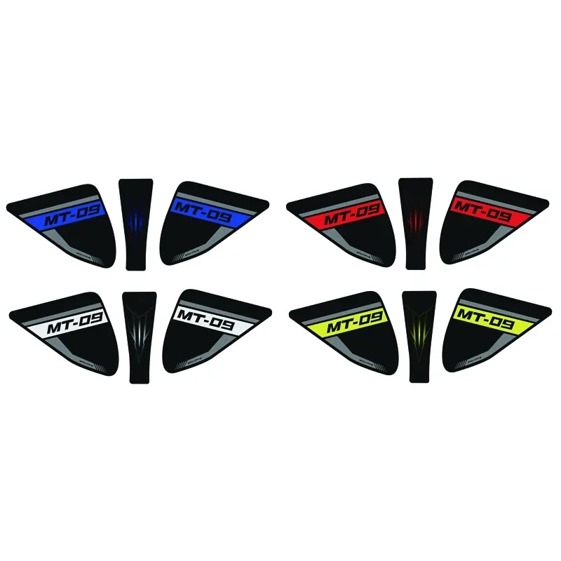 

Motorcycle For MT-09 MT09 2021 2022 Tankpad Anti-Slip Tank Pad Protection Stickers SIDE TANK PADS Traction Pad