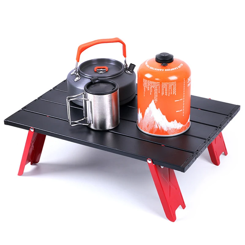 Outdoor Aluminum Camping Table Folding Backpacking Picnic Barbecue picnic Dinner Desk