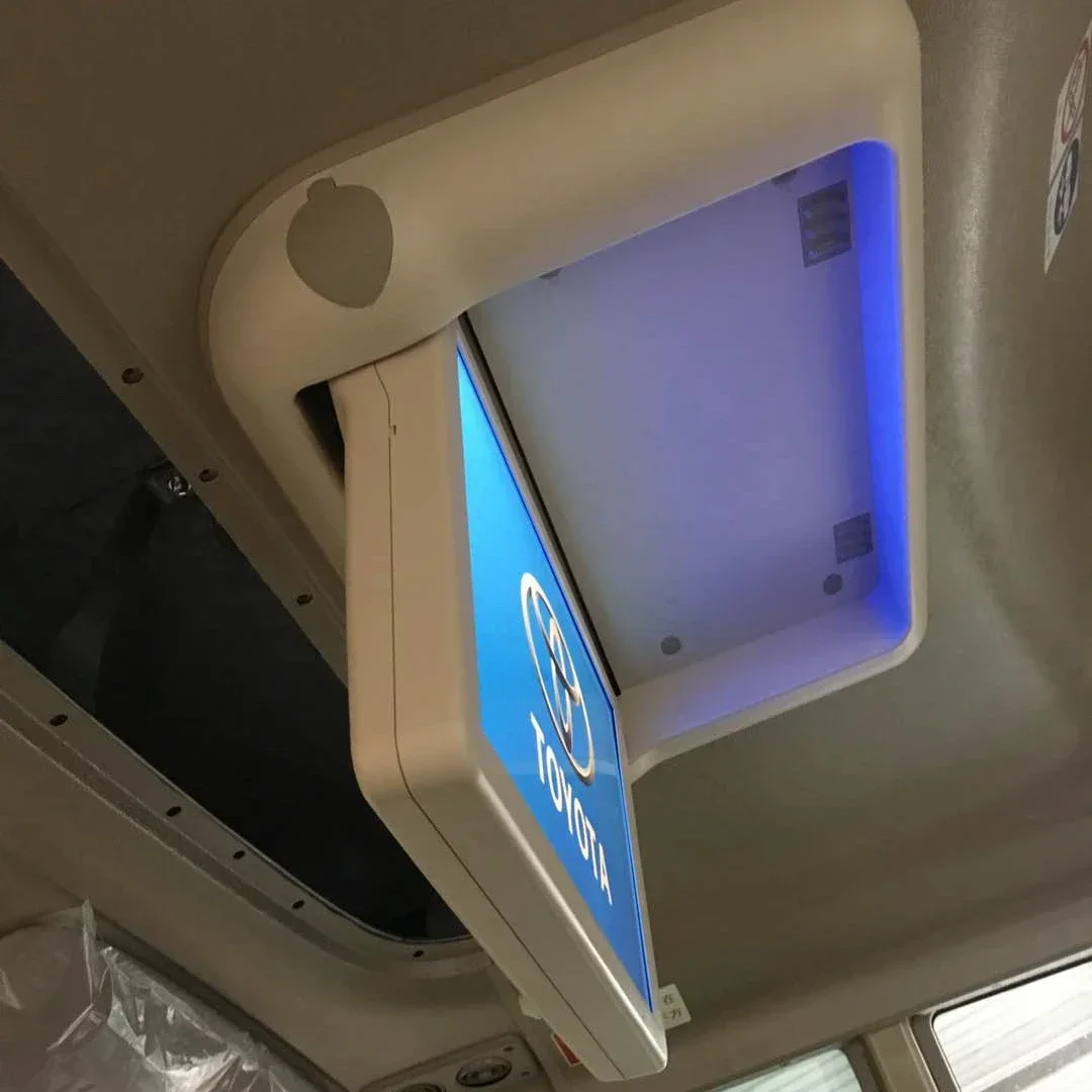 TFT LCD Flip Down Roof Mount Car TV /Bus Monitor /vehicle monitor advertising display