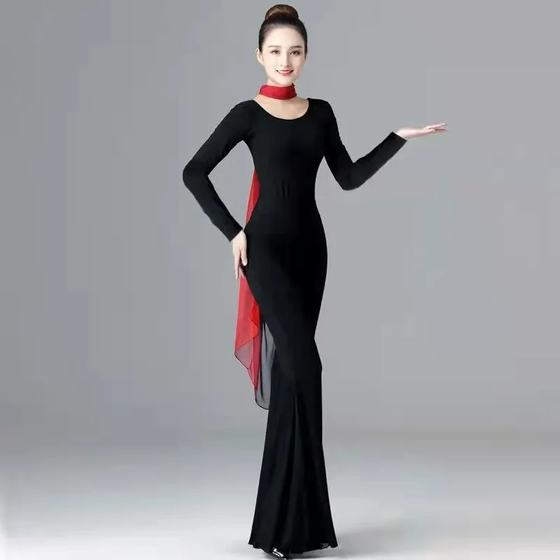 Temperament Female Body Suit, Fitness Training Suit, Dance Gymnastics Model, Runway Show, Etiquette, Dance Bell Bottoms, Mentor