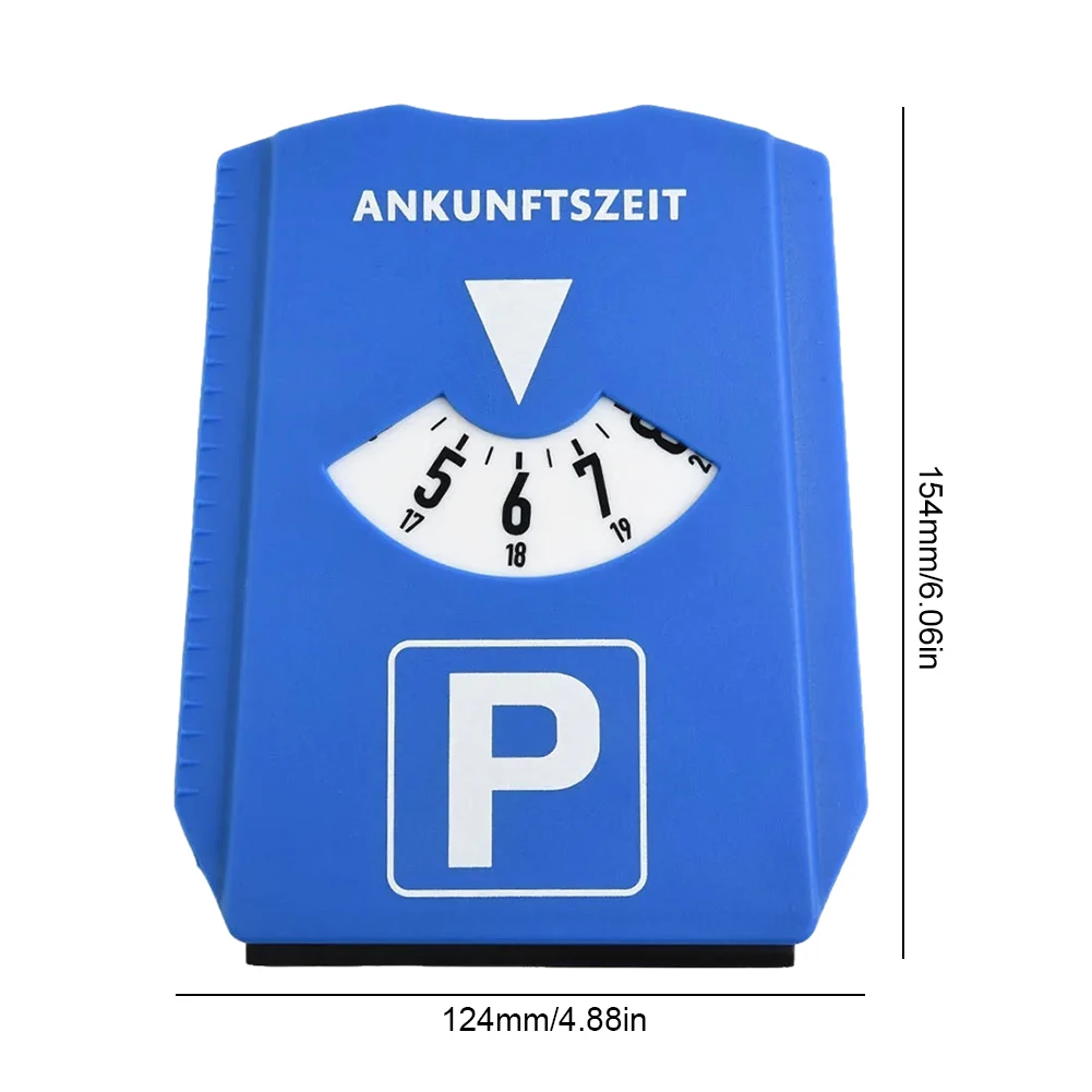 Parkplatz Meter Eis Schaber Zeit Display Disc Auto Windschutzscheibe Schnee Schaufel Rückkehr Zeit Hinweis Schnee Entferner Auto Parkplatz Timer Zeichen