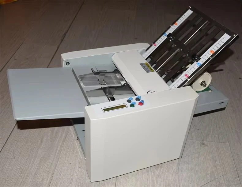 Origami Folder 2 Combs A4 Size Paper Cross Folding MachineA4 Paper Manufacturing Processing Machinery Semi Automatic