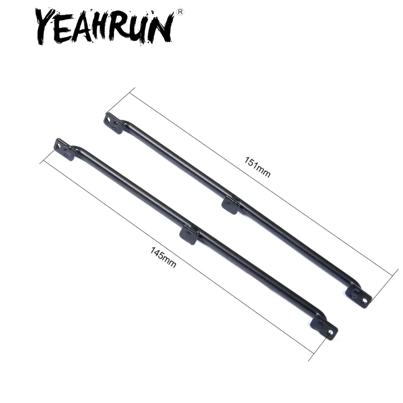 

YEAHRUN Metal Body Shell Handrail 70mm/130mm/145mm Length for 1/10 RC Crawler Car Axial SCX10 TRX4 90046 D90 Parts